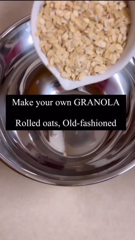 Ingredients I used to make this granola. 
For more info visit Instagram @jessicanco 

#LTKhome #LTKVideo #LTKfamily