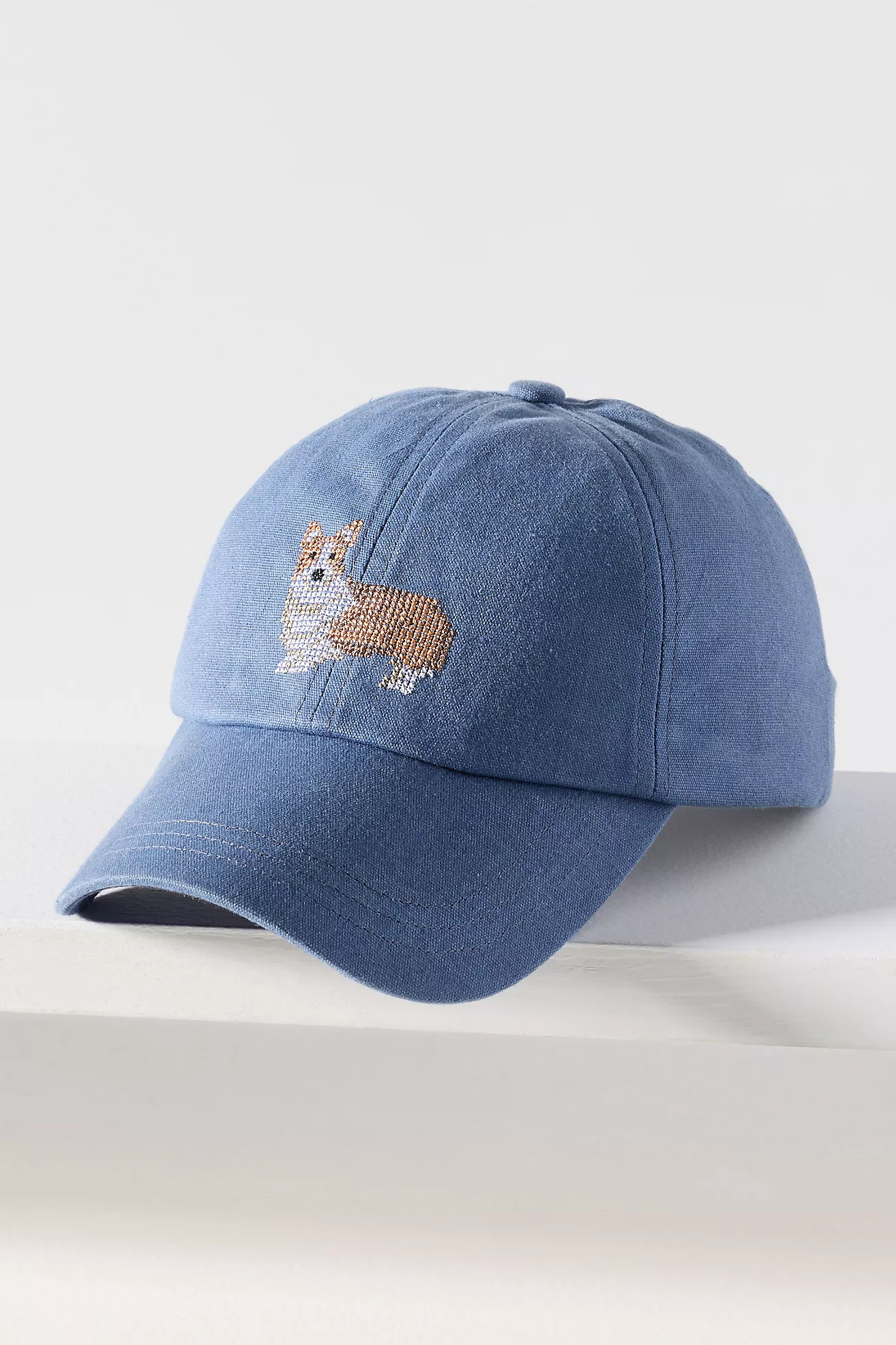 Needlepoint Icon Waxed Canvas Baseball Cap | Anthropologie (US)