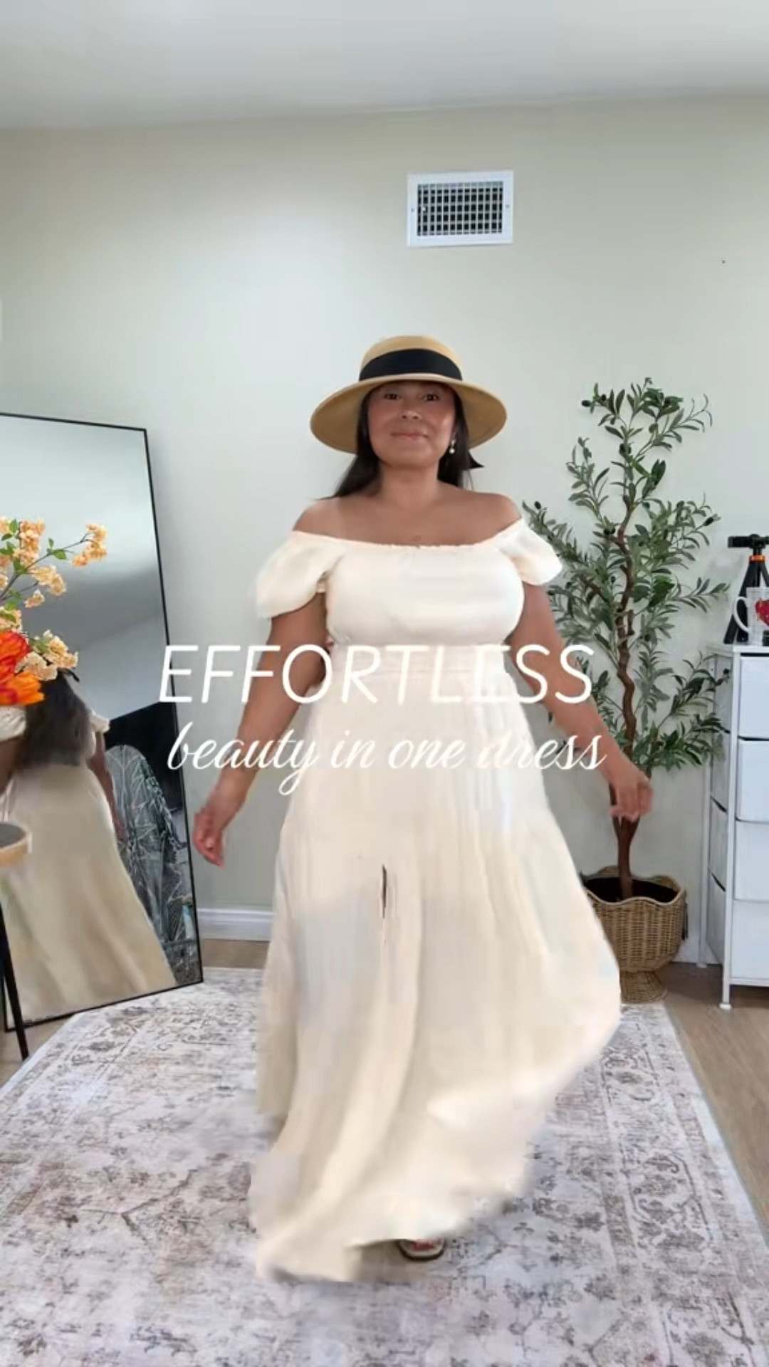 Perfect off shoulder dress for photos, beach brunch dates or that soft feminine glow. Off shoulder dresses are flowy, comfy for spring and summer. 

#LTKPetite #LTKMidsize #LTKmomlife