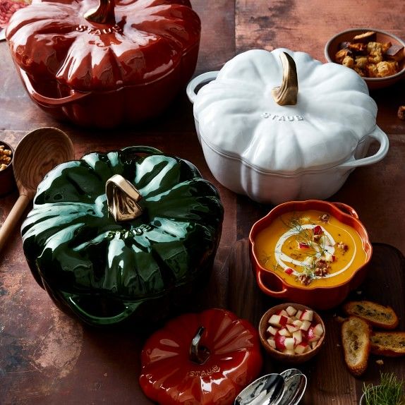 Staub Cast-Iron Pumpkin Cocotte | Williams-Sonoma