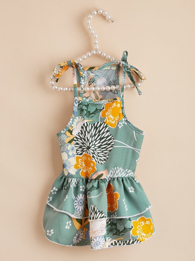 Floral Print Pet Dress | SHEIN