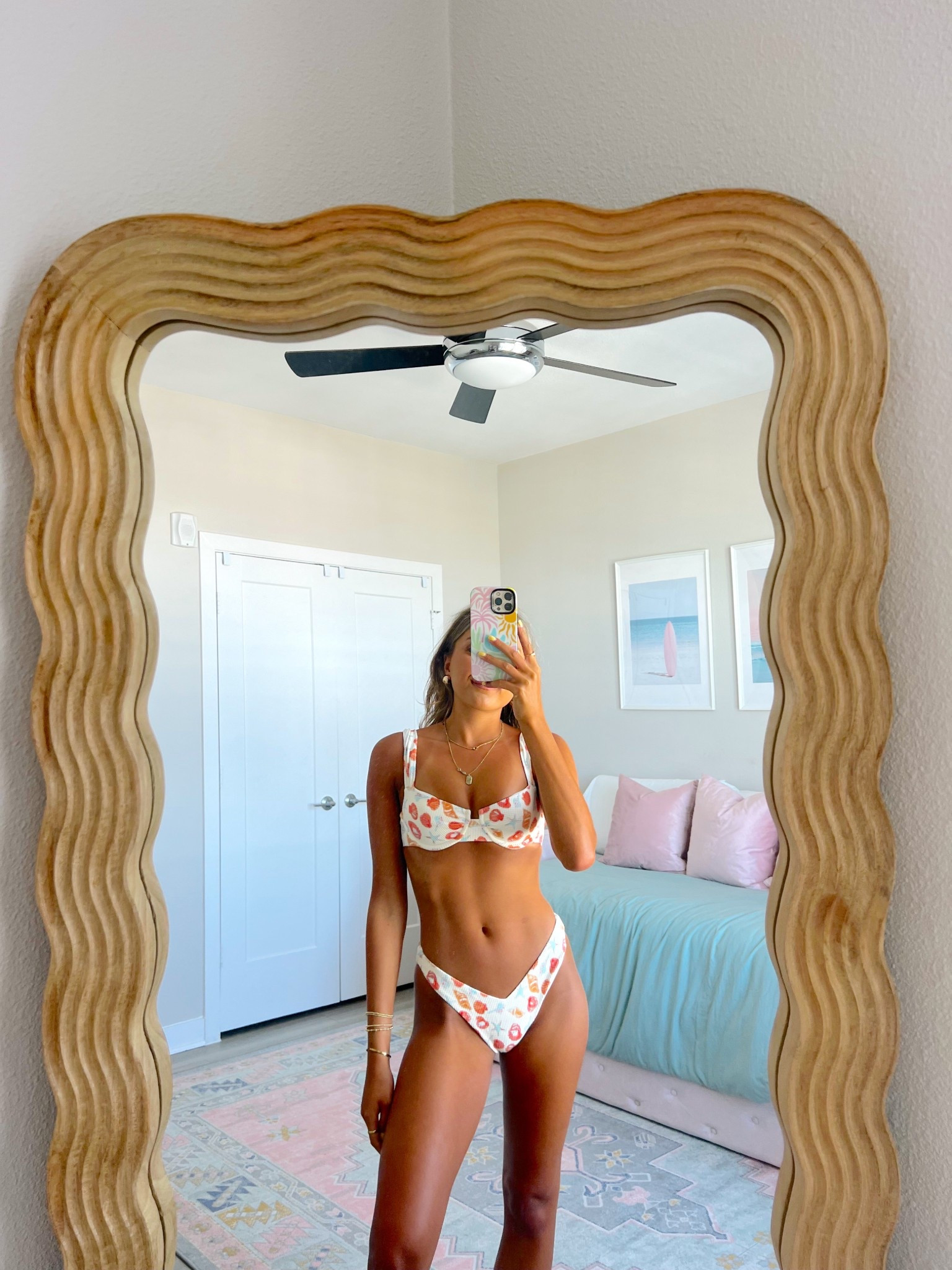 new bikinis from Dippin Daisys. 🌴💛Wearing size XS in top and bottom. code MCK15 for 15% off 