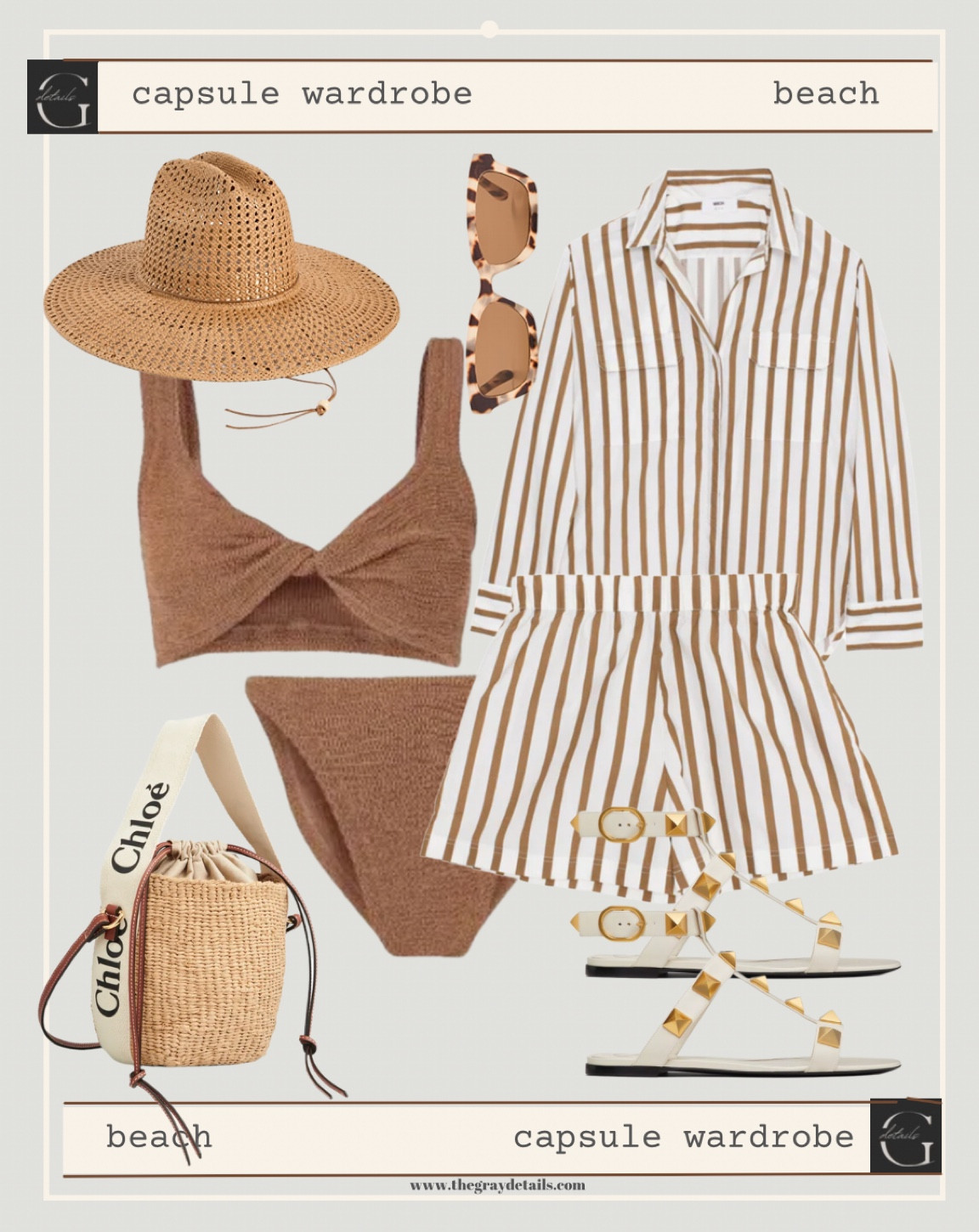 Beach vacation look, swim, striped set

#LTKstyletip #LTKswim #LTKFind