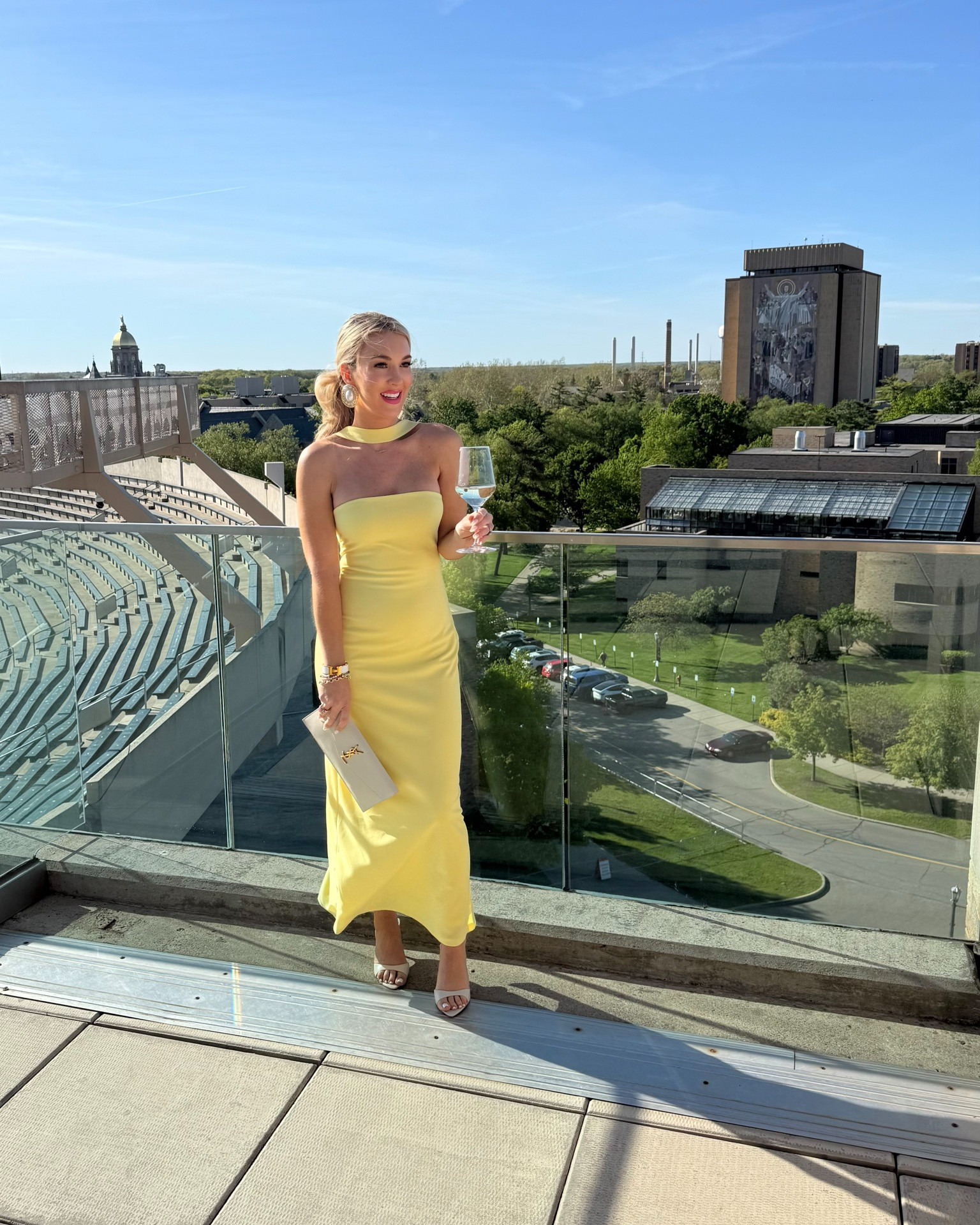 Best night at Notre Dame Stadium for our awards dinner. Wearing size small in butter yellow formal dress & size 6 in heels.

#LTKOver40 #LTKootd #LTKWedding