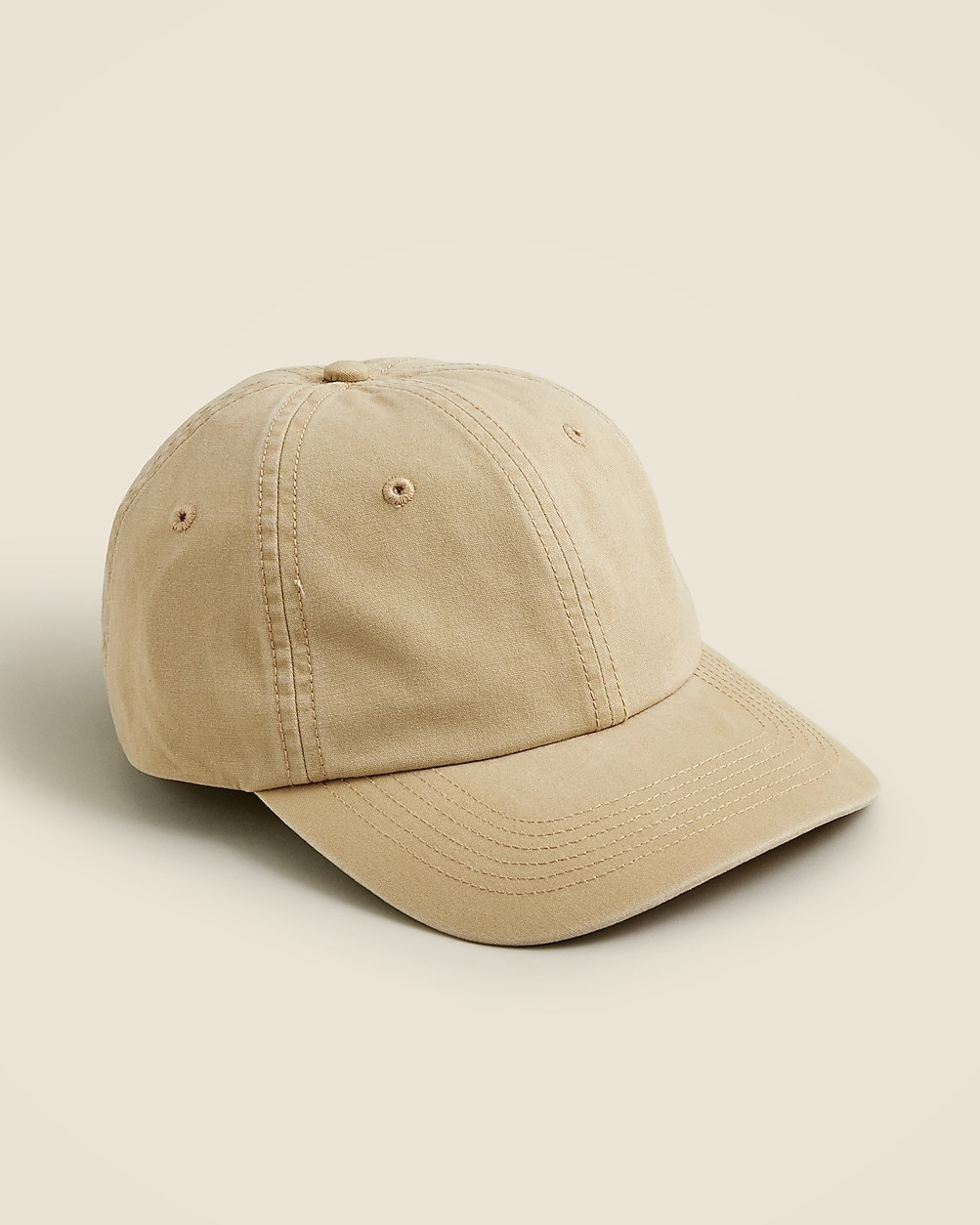Washed canvas baseball cap | J. Crew US