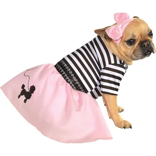 Rubies Fifties Girl Pet Costume for Dogs or Cats, Small | Amazon (US)