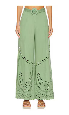 Flared Pants With Buckle Belt
                    
                    HEMANT AND NANDITA | Revolve Clothing (Global)