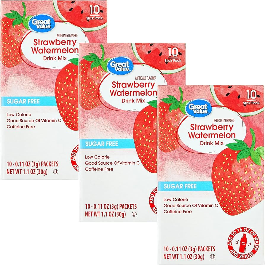Drink Mix Bundle - 3 Boxes with 10 Packets Per Box - Low Calorie Flavorful Water Powder (3 Boxes,... | Amazon (US)
