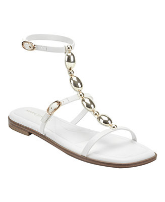 Women's Folai Ornamented Gladiator Flat Sandals | Macy's