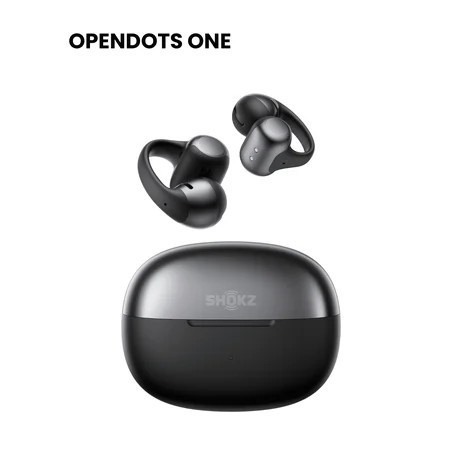 SHOKZ OpenDots ONE - Open-Ear Headphones - Wireless Bluetooth Earbuds with Microphone - Secure, Lightweight, Clip-On Fit - Premium Dolby Audio - Water Resistant - Fast Charging | Walmart (US)