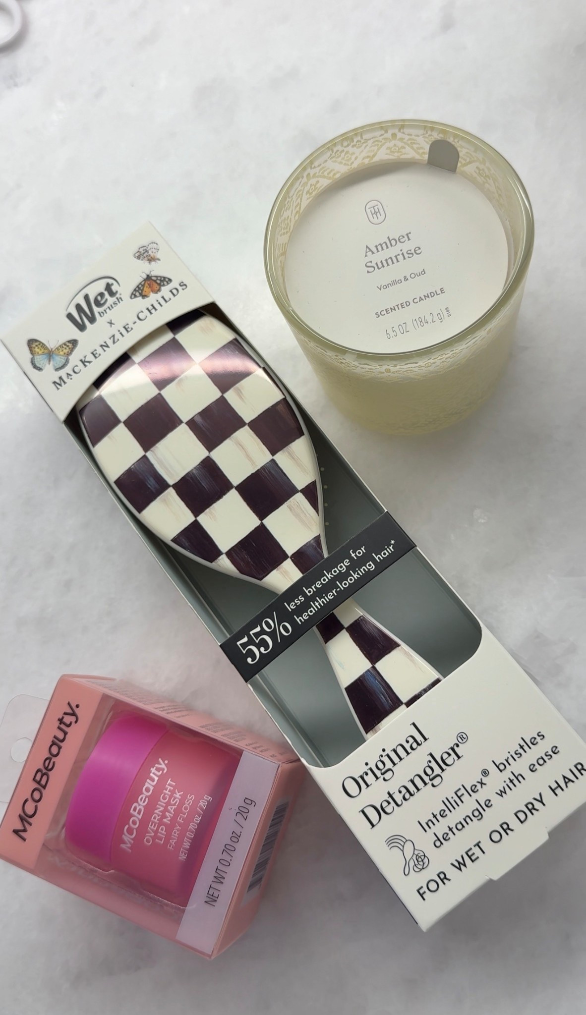 My target haul! Obsessed with the Mackenzie-Child’s collab with wet brush! 
• Mackenzie Childs brush 
• Mco overnight lip mask 
• $5 Amber candle (sale) ! 


#LTKvlog #LTKBeauty #LTKselfcare