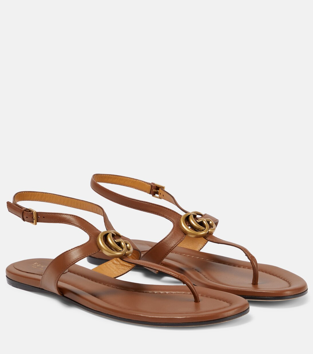 Sandali Double G in pelle | Mytheresa (INTL)
