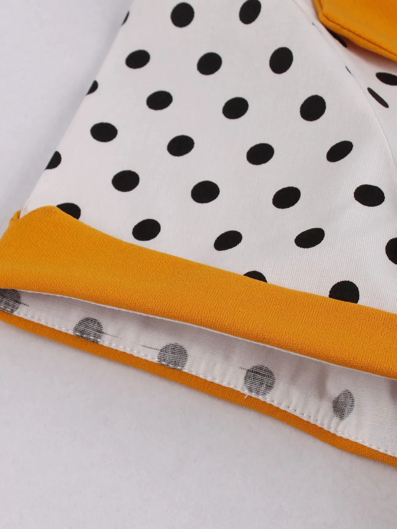 Plus Size Retro Occasion Dress, Women's Plus Colorblock Polka Dot Print Button Decor Short Sleeve... | Temu Affiliate Program