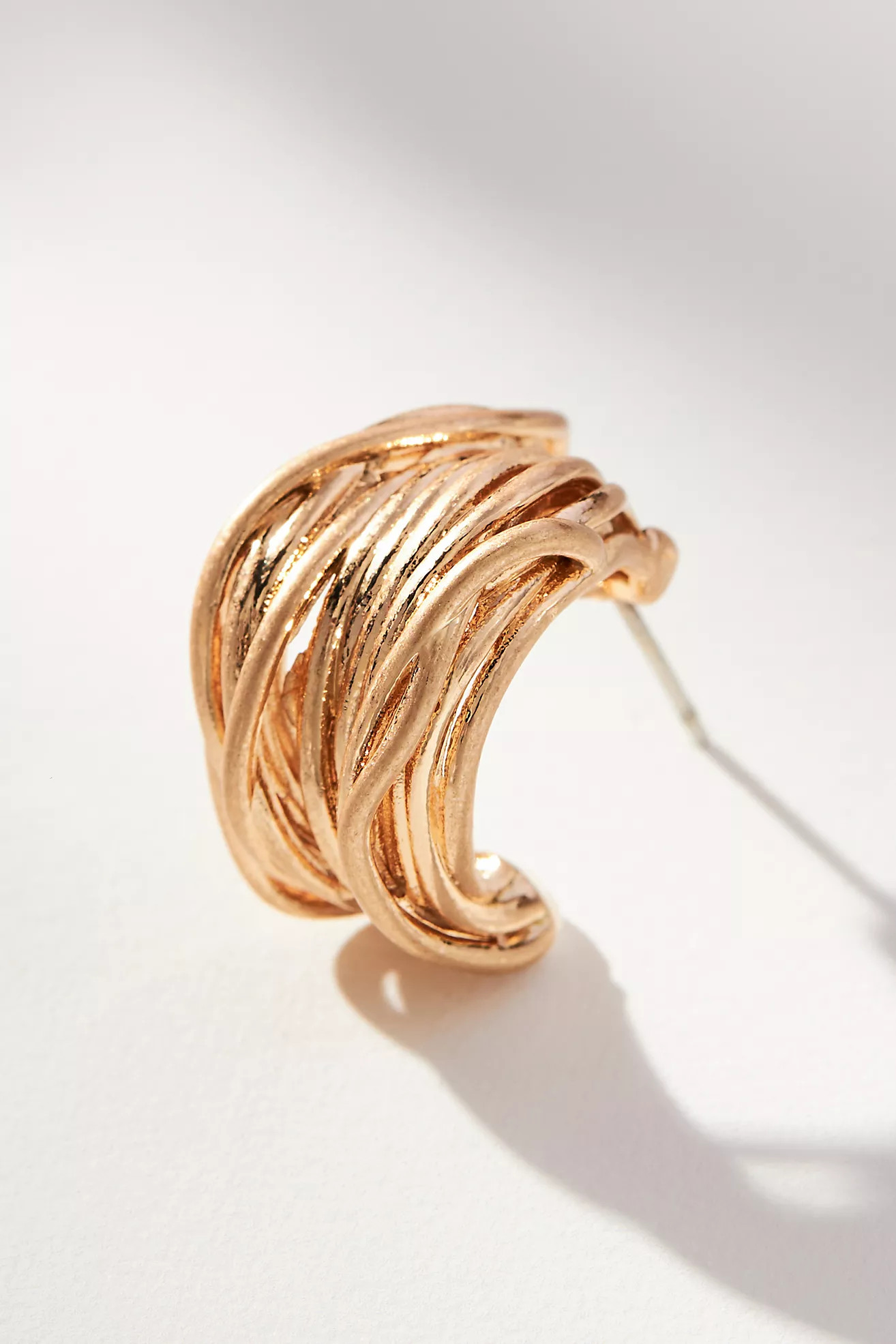 Twisted Wire Hoop Earrings | Anthropologie (US)