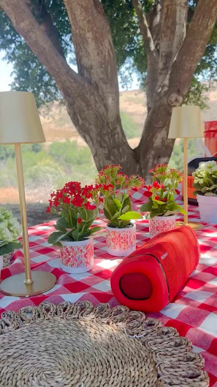 Setting our camp site table. 

#LTKTravel #LTKSummerSales #LTKParties