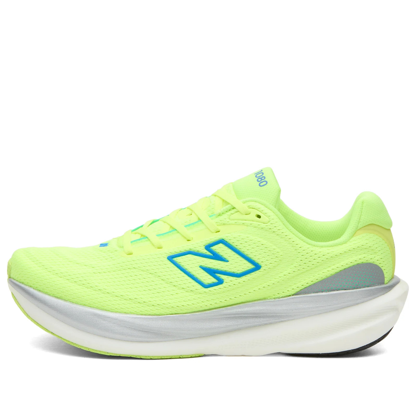 New Balance Running Men's New Balance 1080 Sneaker in Afterglow/Blue Bird/Silver Metallic, Size UK 9 | END. Clothing