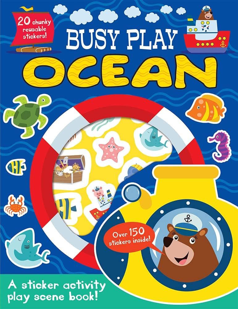 Busy Play Ocean (Busy Play Reusable Sticker Activity) | Amazon (US)