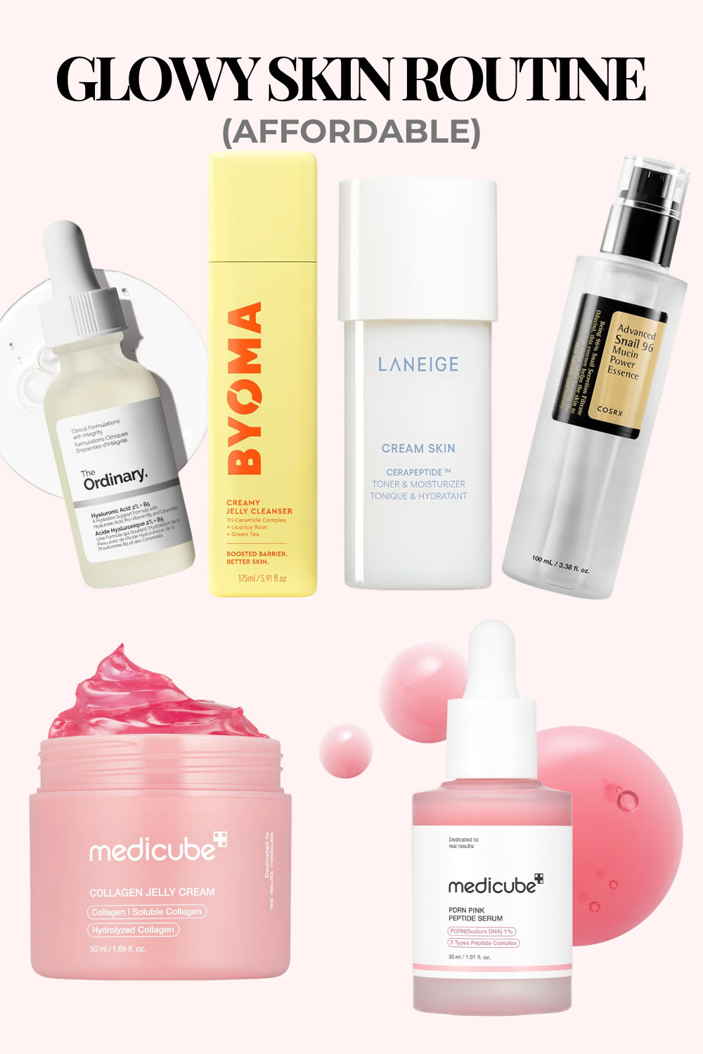 Budget Skincare Routine for Glowing Skin (That Works!)

glowy skin routine, affordable skincare routine, glass skin routine, hydrating skincare, dewy skin products, korean skincare routine, snail mucin essence, collagen skincare, budget skincare products, everyday skincare routine, radiant skin tips

#glowyskin #glassskin #skincareroutine #affordableskincare #koreanskincare #dewyskin #hydratedskin #skincareproducts #beautytips #selfcare #skincarecommunity #radiantskin 

 #LTKmorningroutine #LTKselfcare #LTKBeauty