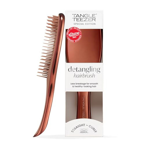 Tangle Teezer Chrome Ultimate Detangler Brush for Wet & Dry Hair, Eliminates Knots & Reduces Breakage for Straight to Curly Hair Types, Chocolate Bronze | Amazon (US)
