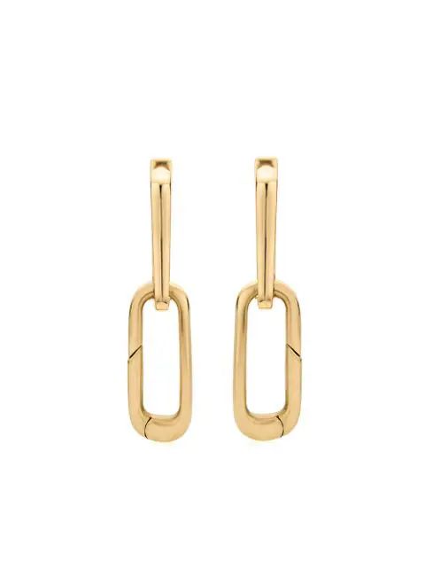 Monica Vinader 18kt Gold Vermeil Alta Capture Charm Drop Earrings - Farfetch | Farfetch Global