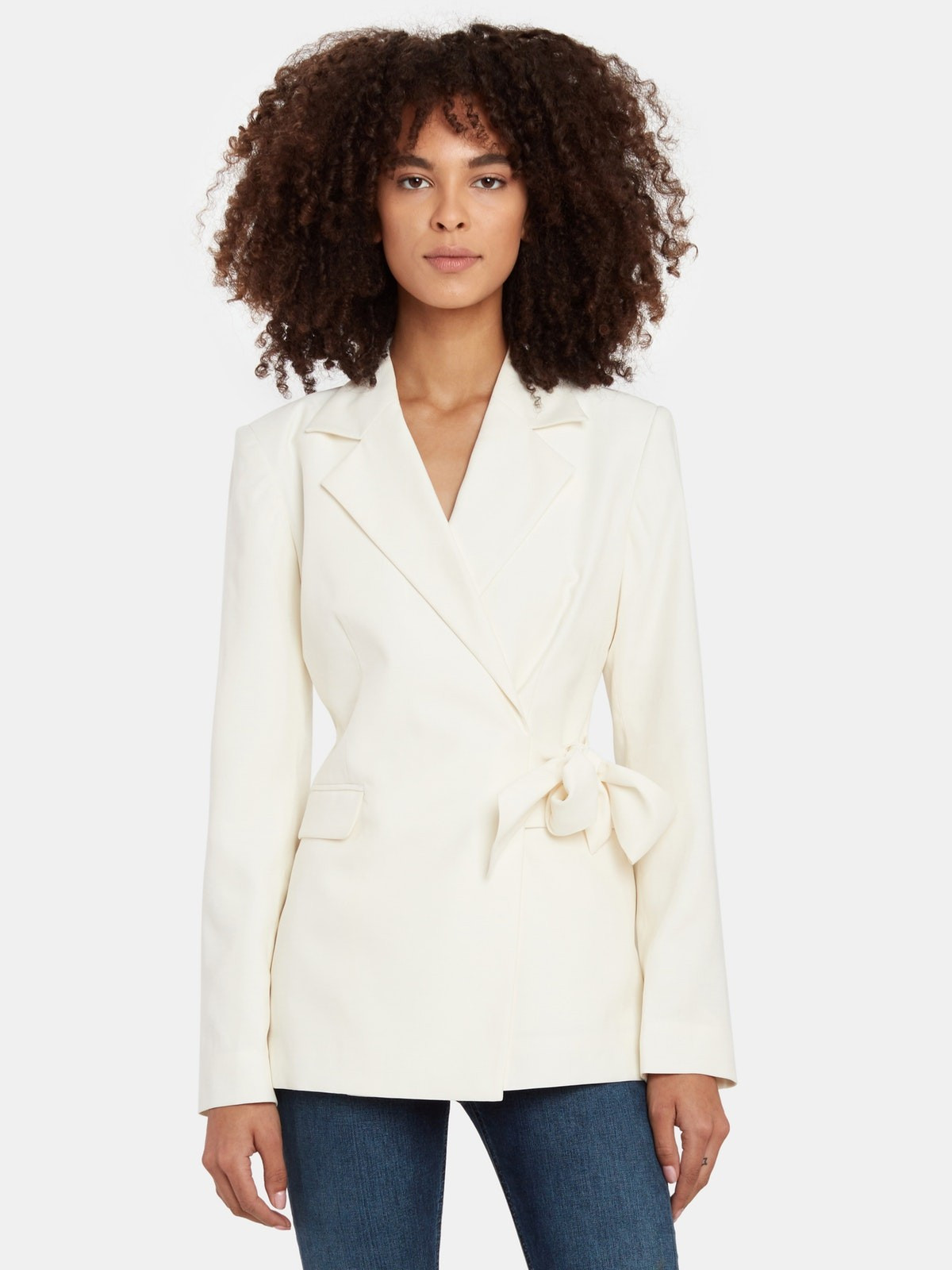 Sawyer Side Tie Blazer | Verishop