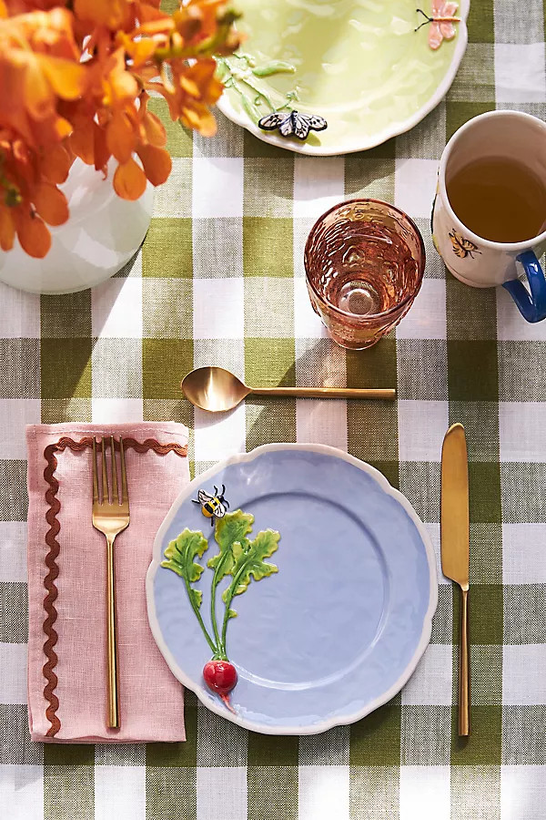 Faye Dessert Plate By Anthropologie in Blue Size SIDE PLATE | Anthropologie (US)