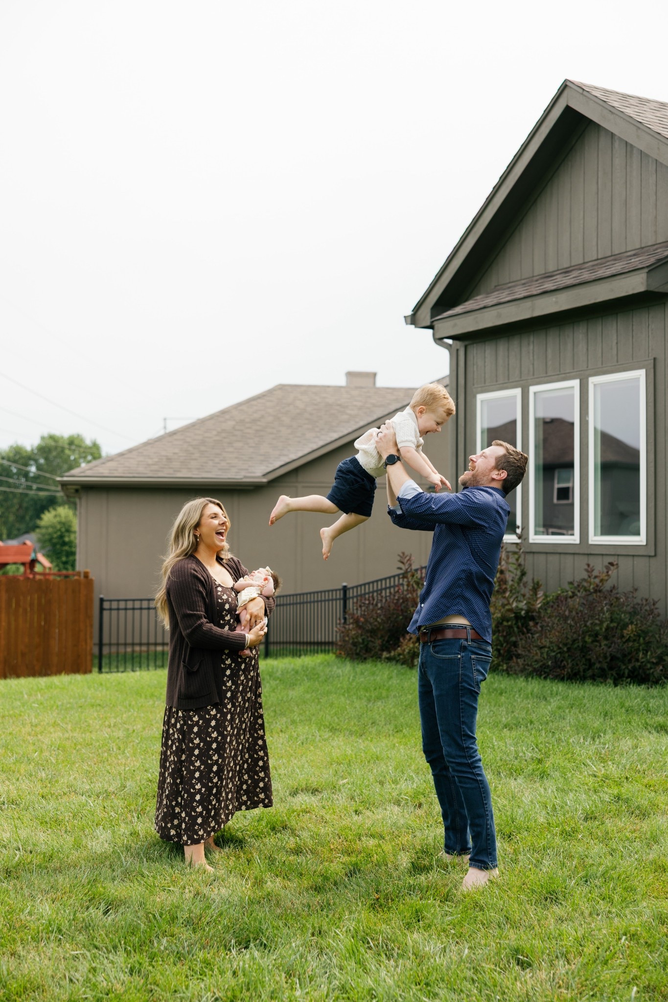 Family photos outfit inspiration! Linked what I could 🙂 my dress, husbands shirt and Brooks’ shorts are all on sale! 

#LTKFamily #LTKSaleAlert #LTKFindsUnder100