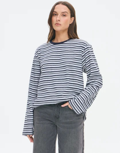 Oversized Cotton Longsleeve Top | Glassons (Australia)