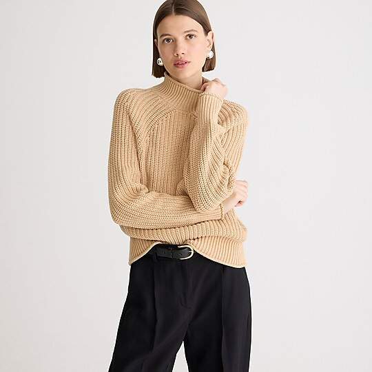 Relaxed rollneck sweater | J. Crew US