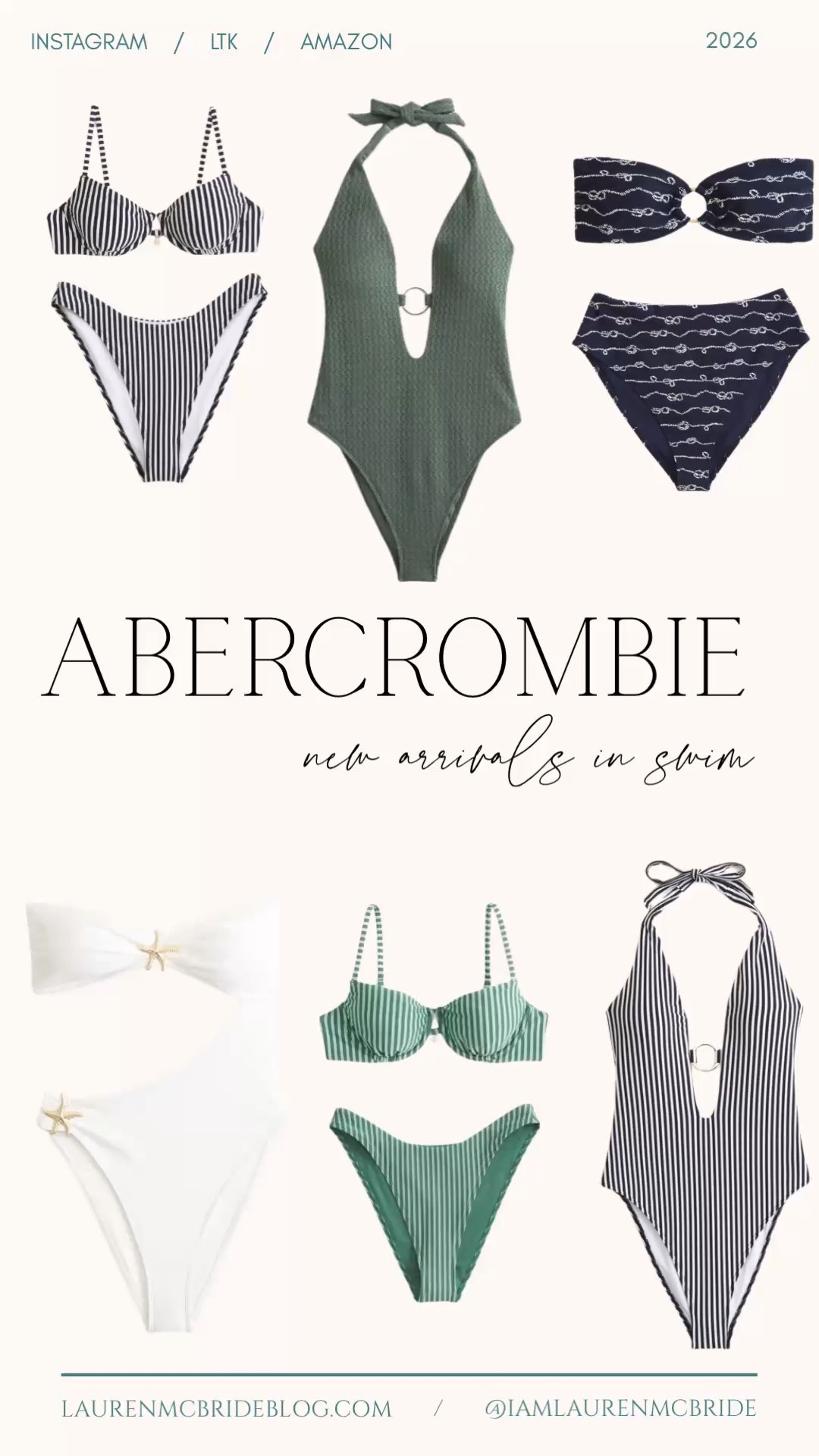 New in @abercrombie swim 

#LTKOver40 #LTKSwim #LTKSeasonal
