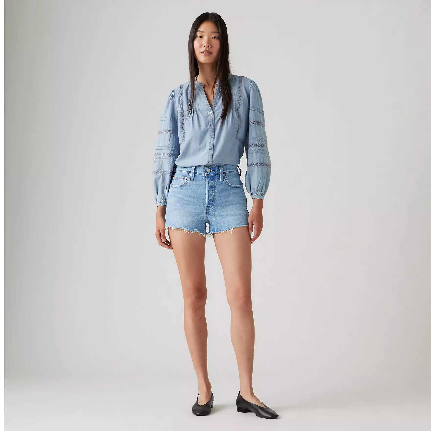 501® Original Fit High Rise Women's Shorts - Medium Wash | Levi's® US | Levi's US