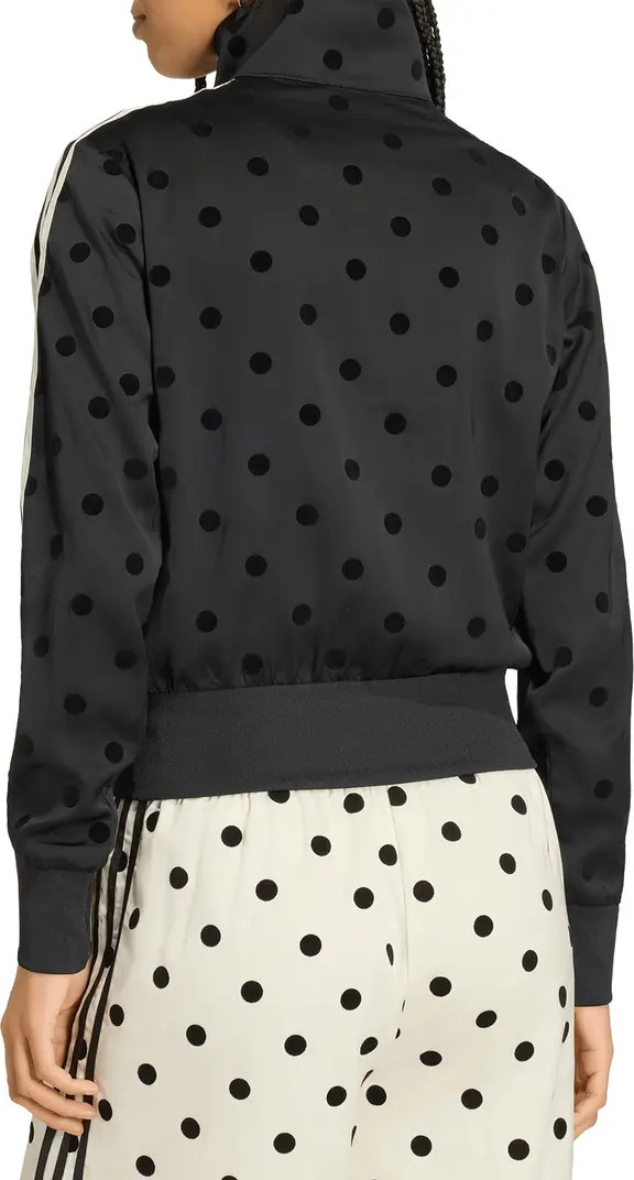 Firebird Polka Dot Satin Track Jacket | Nordstrom