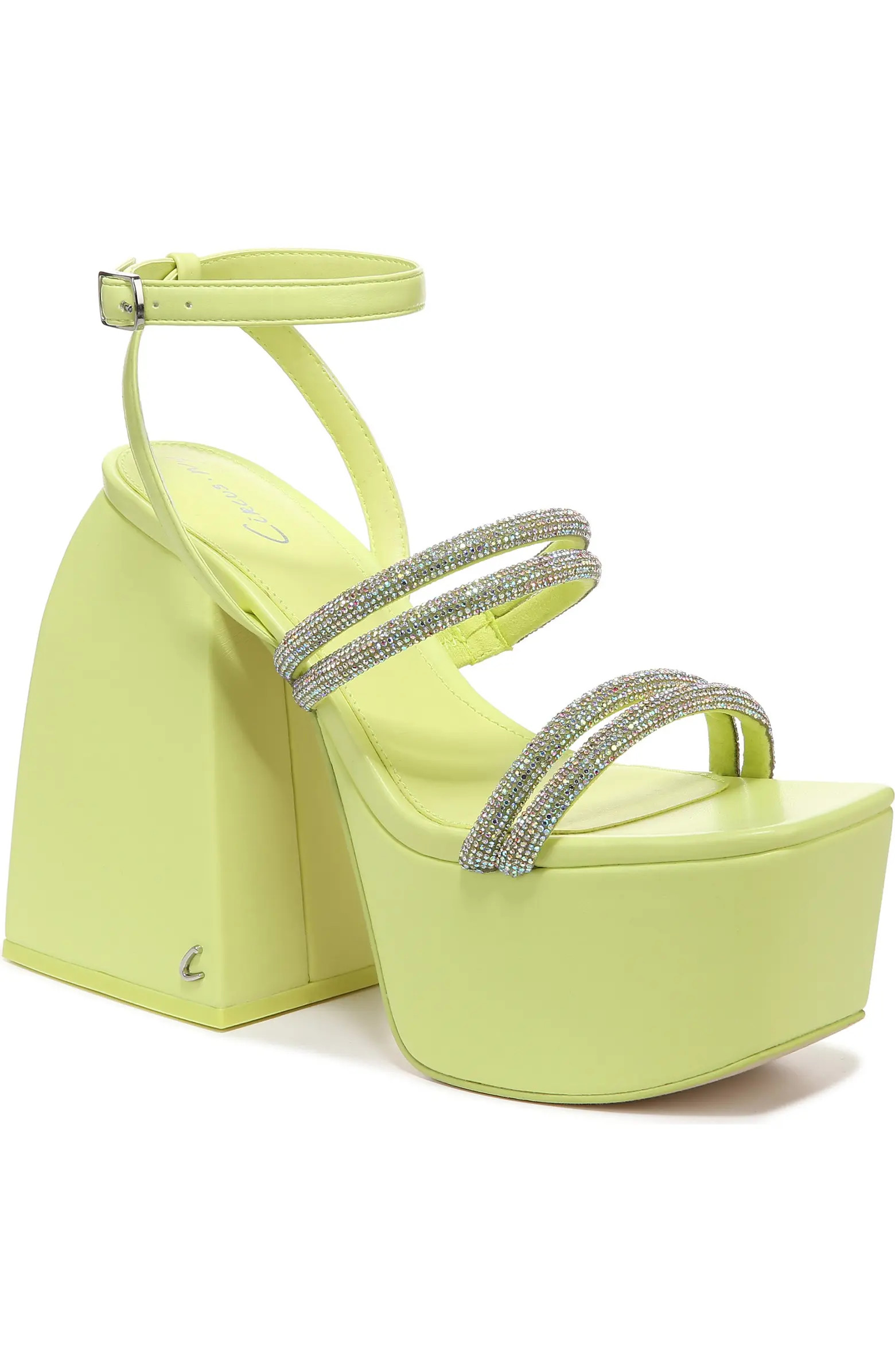 Mila Jewel Ankle Strap Platform Sandal (Women) | Nordstrom Rack