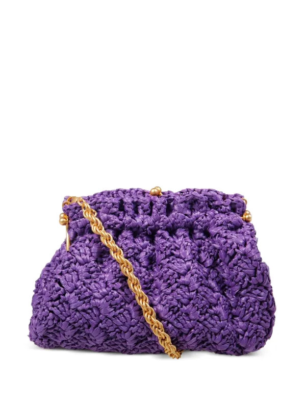 Raviolo woven-design clutch bag | Farfetch Global