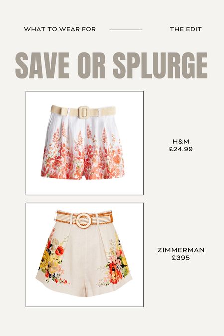 Save or splurge ❤️

Zimmermann shorts, H&M, sprint summer, linen, florals, designer dupes 

#LTKstyletip #LTKeurope #LTKsummer