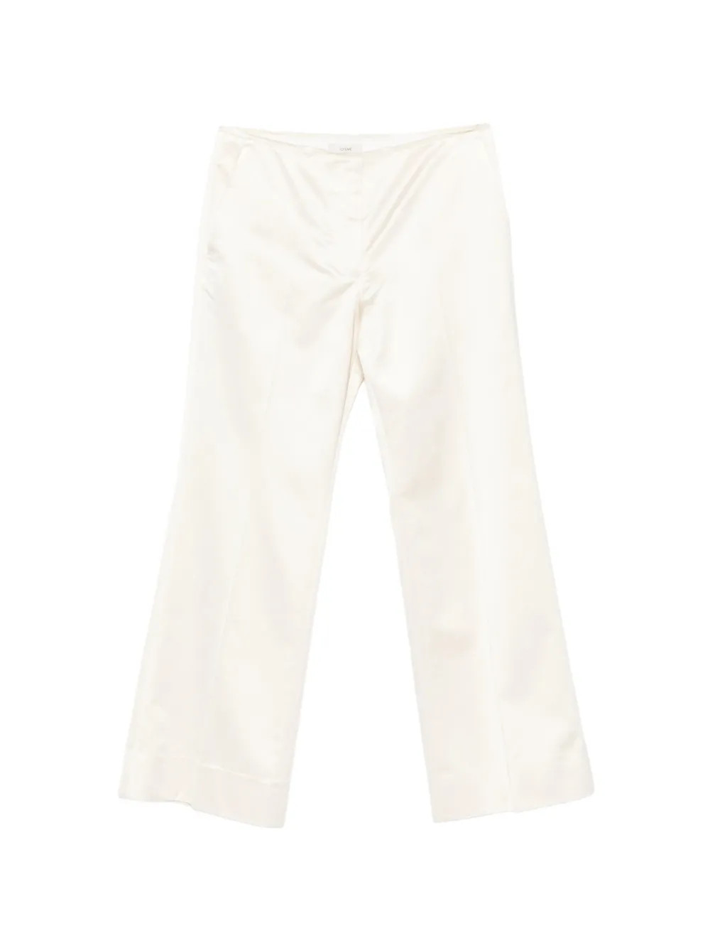 TOTEME Kick Flare Trousers | Neutrals | FARFETCH UK | Farfetch Global