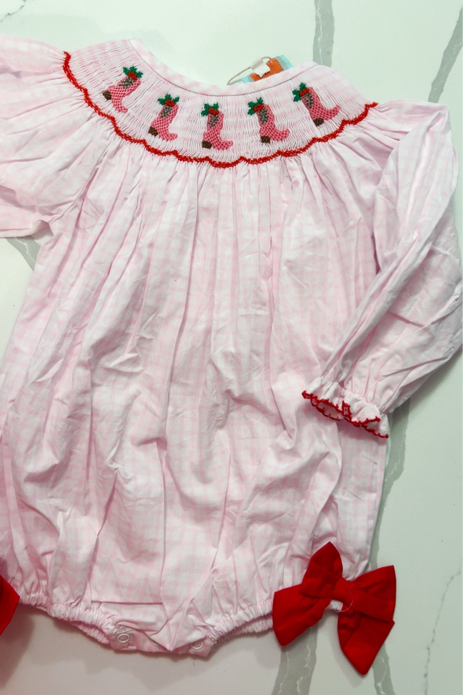 Smocked Christmas baby girl toddler cowboy 

#LTKBaby #LTKHoliday #LTKSeasonal