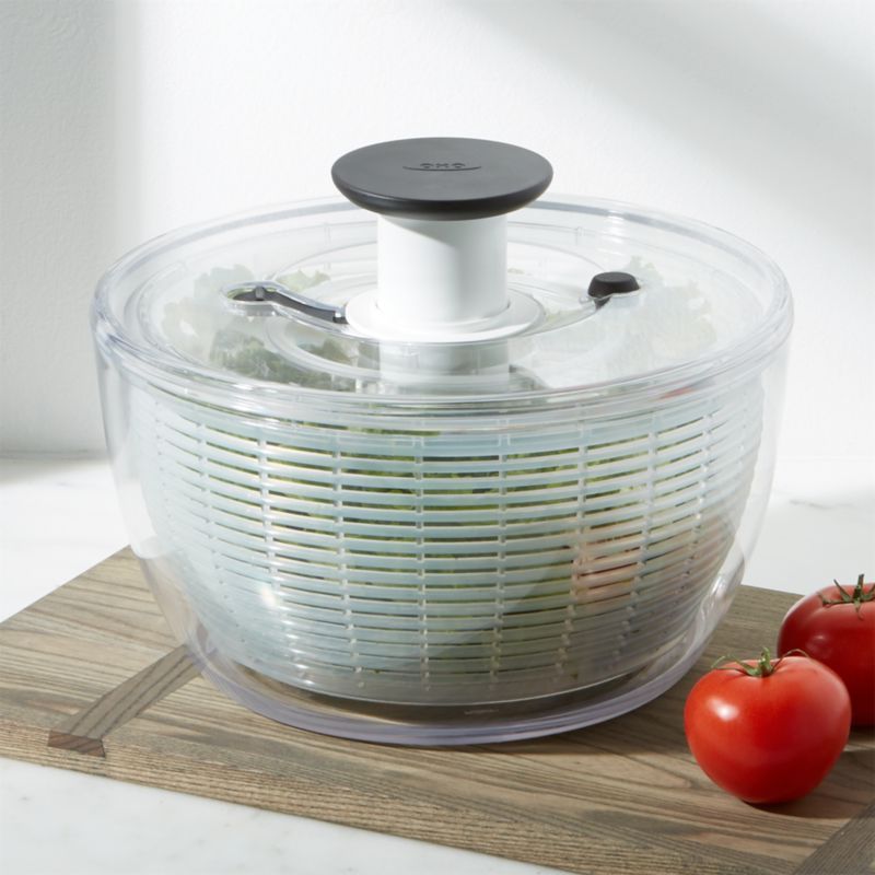 OXO Large Salad Spinner + Reviews | Crate & Barrel | Crate & Barrel