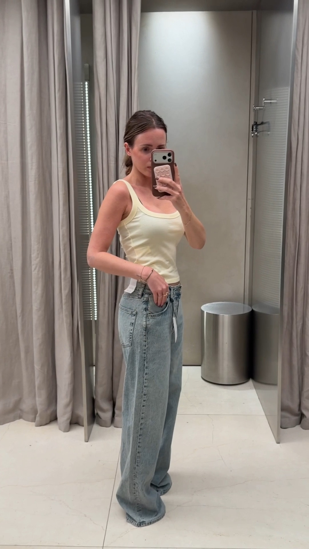 Baggy jeans & butter yellow top @Zara 

#LTKsummer #LTKspring #LTKeurope