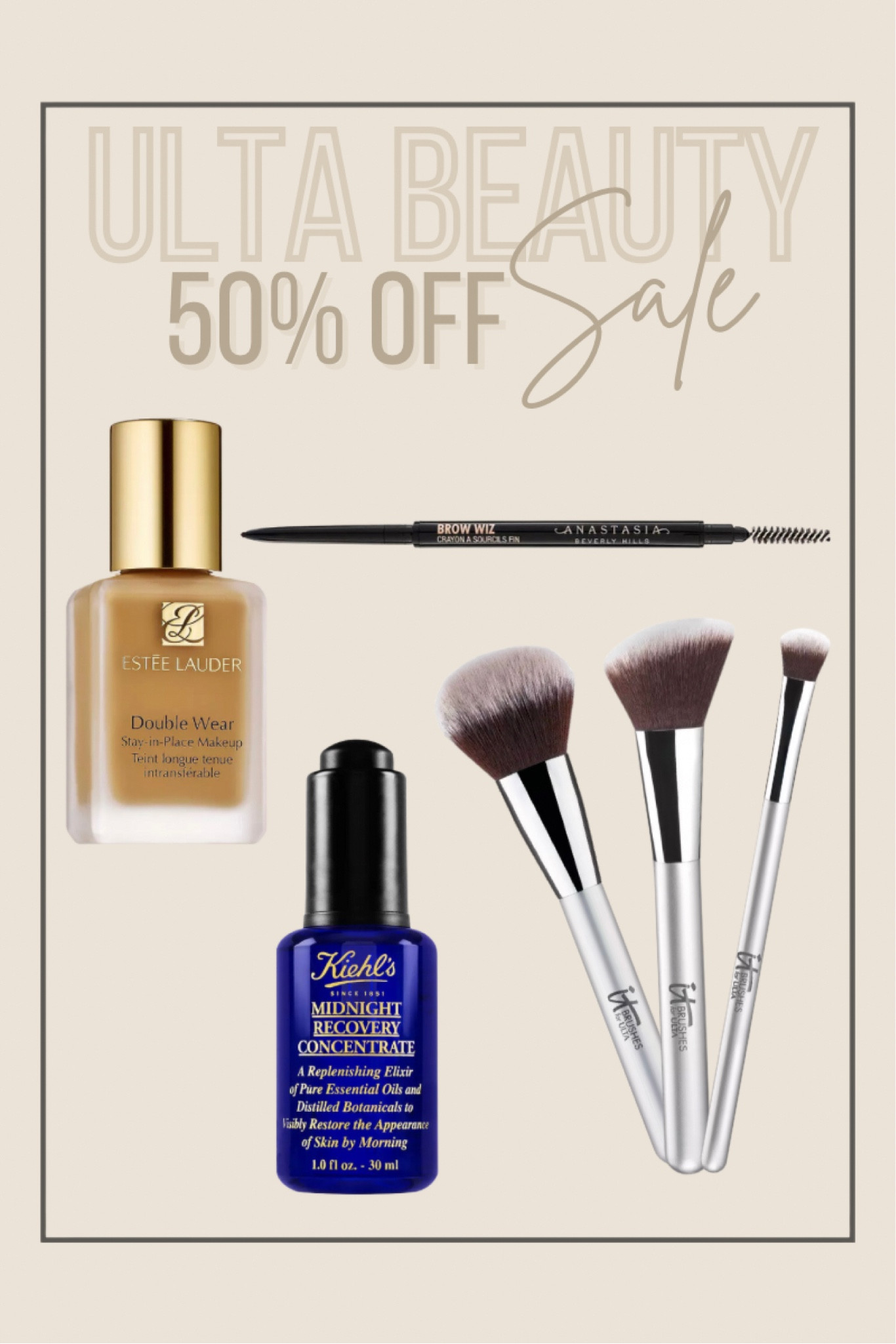 Ulta 21 Days of Beauty Sale
50% Off todays steals!
No code needed 
@ultabeauty #ultabeauty #af #21daysofbeauty

#LTKbeauty #LTKsalealert #LTKunder50