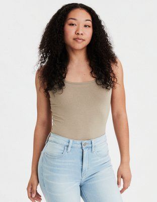 AE Square Neck Bodysuit | American Eagle Outfitters (US & CA)