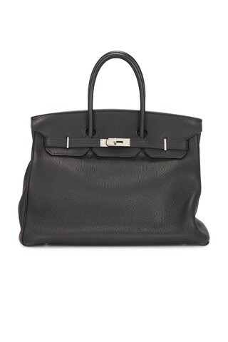 Hermes Togo Birkin 35 Handbag in Black | FWRD 