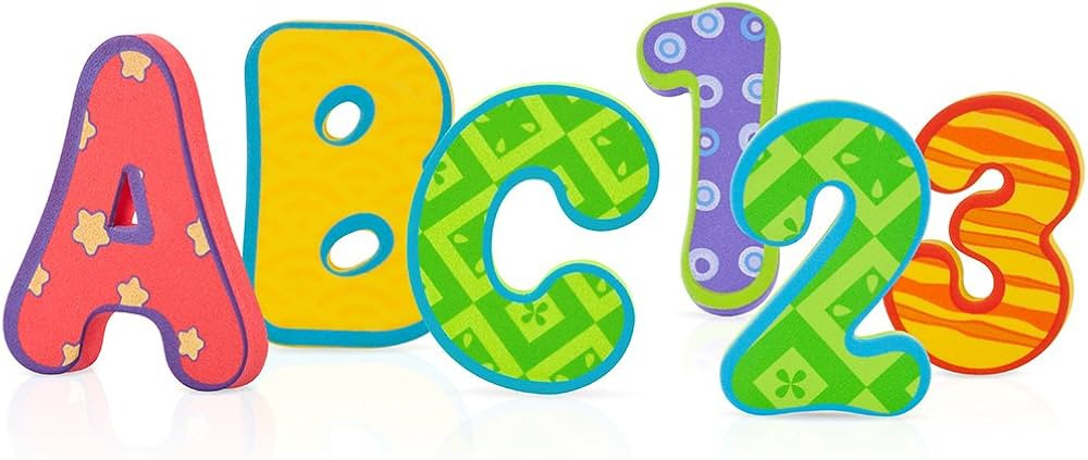 Nuby Bath Tub Alphabet Set, Assorted, 36 Piece | Amazon (US)