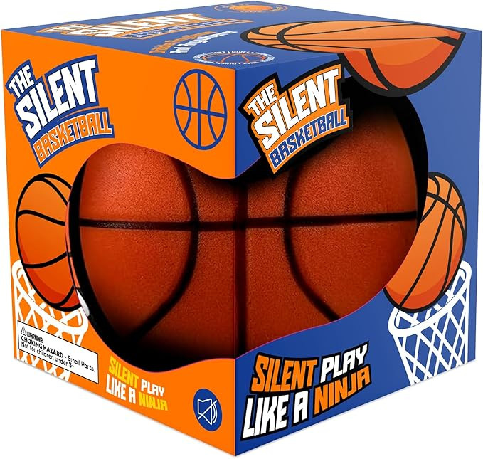 Silent Basketball Size 5 (27.5") – Not Vacuum Shipped - 2025 Upgraded Airless Soft Foam Ball So... | Amazon (US)