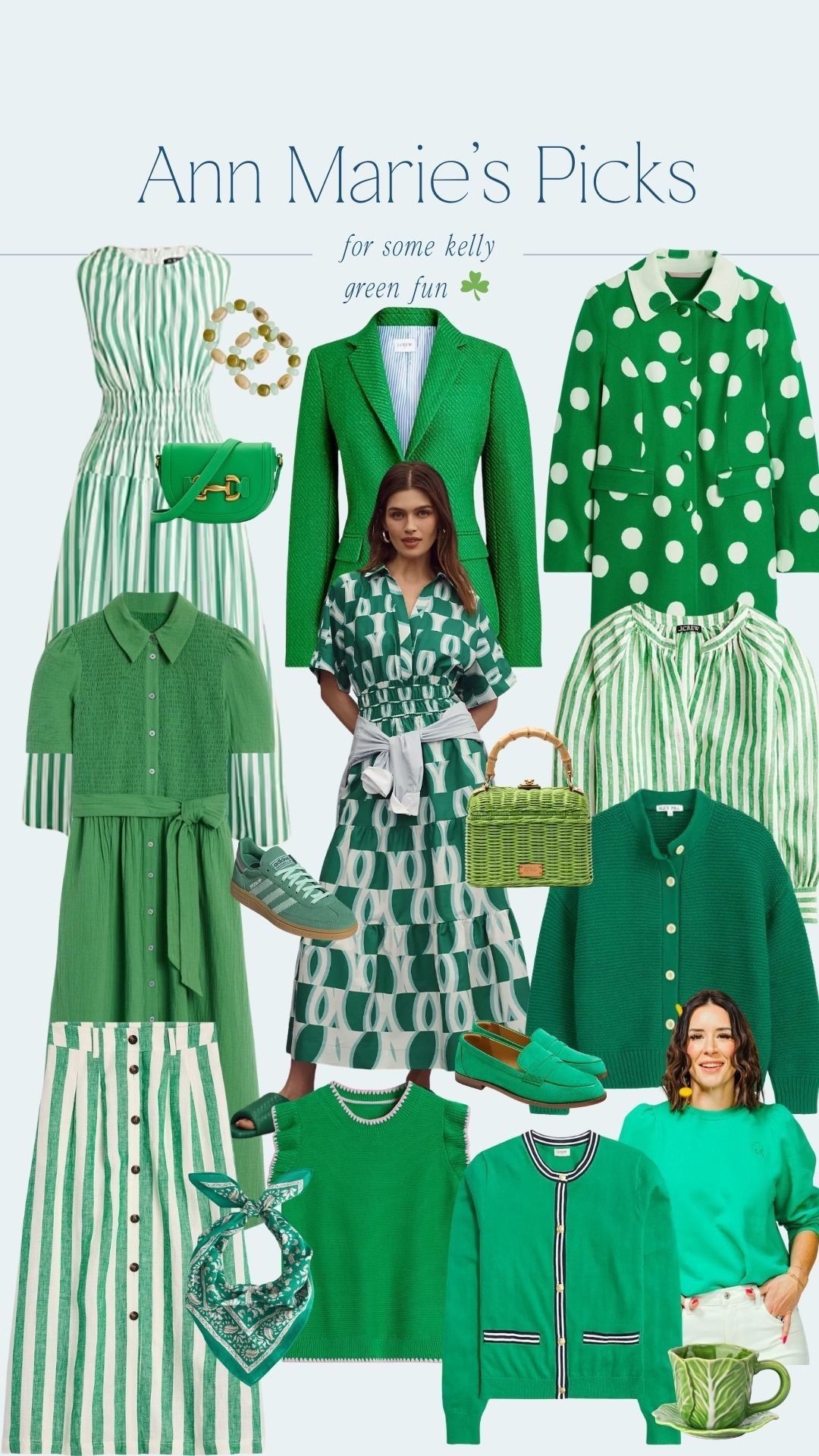 Give me all the green! ☘️💚

#LTKOver40 #LTKSeasonal