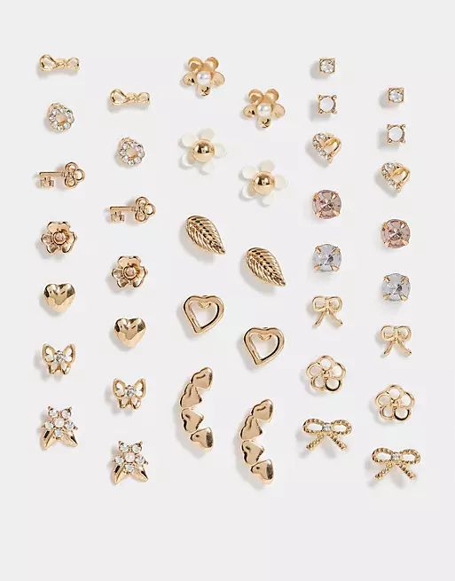 ALDO Amithraniel summer earrings multipack in gold | ASOS (Global)