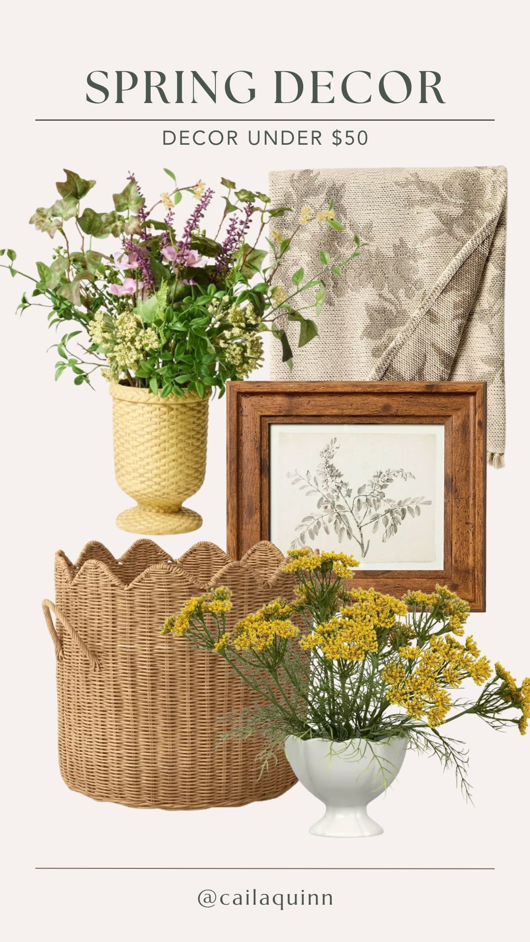 Spring decor under $50 from Target! 

 #LTKSeasonal #LTKHome