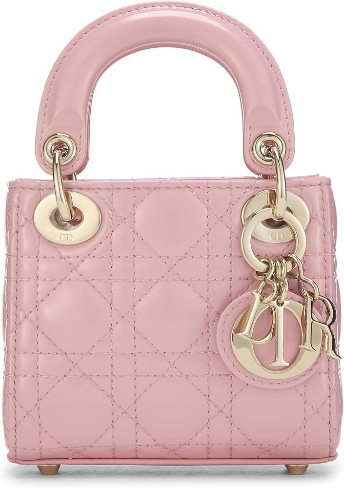 Amazon.com: Christian Dior, Pre-loved Pink Patent Leather Lady Dior Micro, Pink : Amazon Luxury | Amazon (US)
