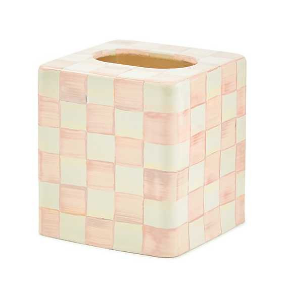 Rosy Check Boutique Tissue Box Cover | MacKenzie-Childs