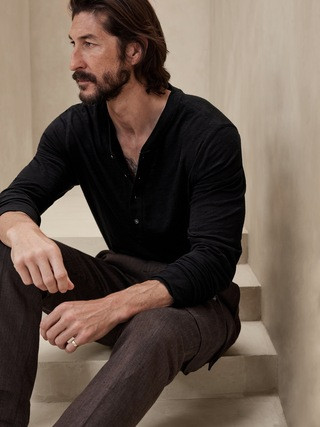 Soft Wash Henley T-Shirt | Banana Republic (US)